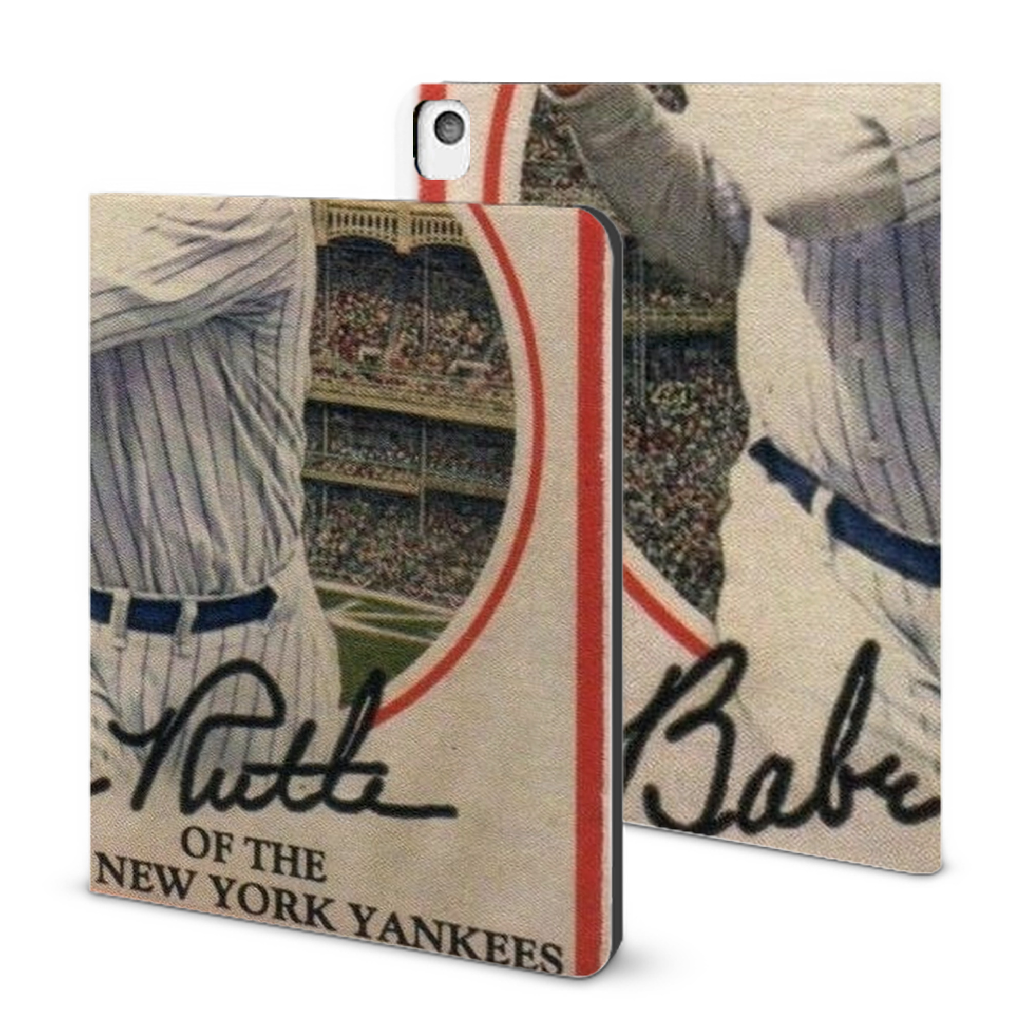Babe Ruth 15 IPad Book-Style Case With Pencil Slot – Slim PU & TPU Cover – Full Protection, Precise Fit, Water & Scratch Resistant